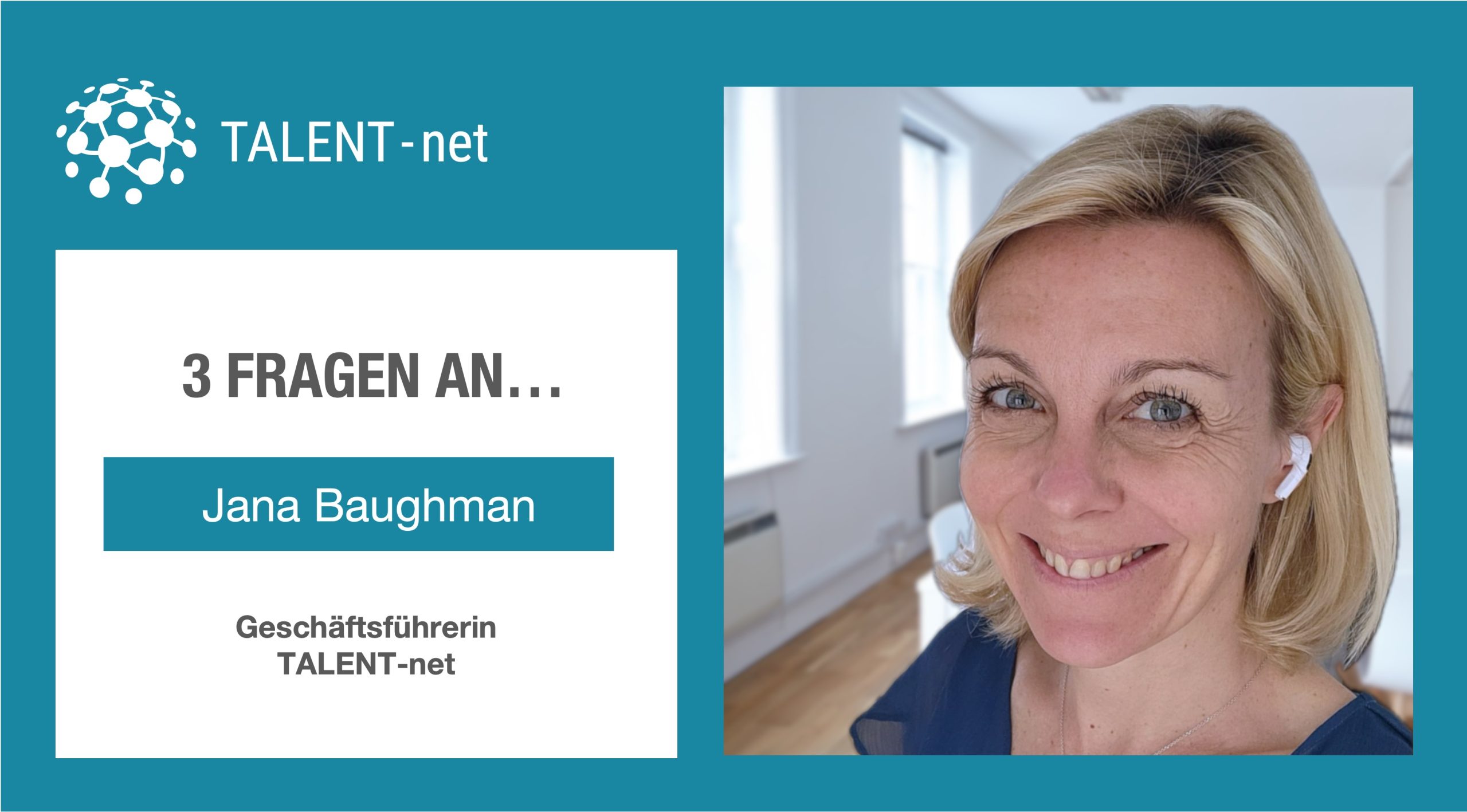 Read more about the article 2025 – Herausforderung und Chance: Ein Interview mit TALENT-net Geschäftsführerin Jana Baughman